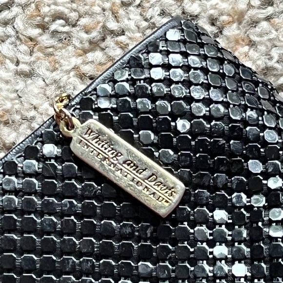 Vintage Whiting and Davis Embellished Mesh Evening Formal Clutch - Picture 7 of 15